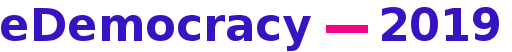 eDemocracy2019